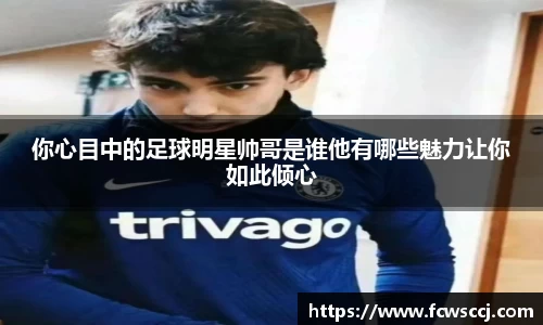 你心目中的足球明星帅哥是谁他有哪些魅力让你如此倾心